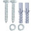 (3 Bar Storage Rack) GYM MASTER Vertical Wall Mounted Olympic 2" Barbell Storage Hanging Rack 6