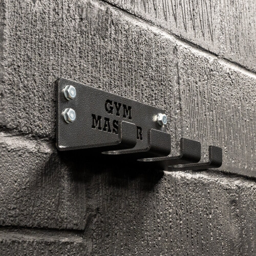 (3 Bar Storage Rack) GYM MASTER Vertical Wall Mounted Olympic 2" Barbell Storage Hanging Rack 1