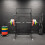 GYM MASTER 5 Bar Olympic Barbell Vertical Floor Stand Storage Rack 4