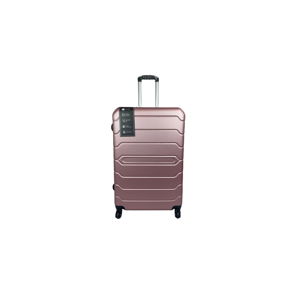 (R.Gold, Large) Hampton & Stewart Suitcase Hardshell Lugguage-image-OPC-PBZ8865-NEW