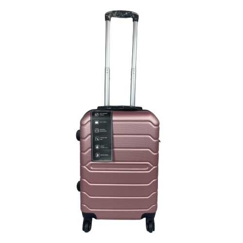 (R.Gold, Small) Hampton & Stewart Suitcase Hardshell Lugguage