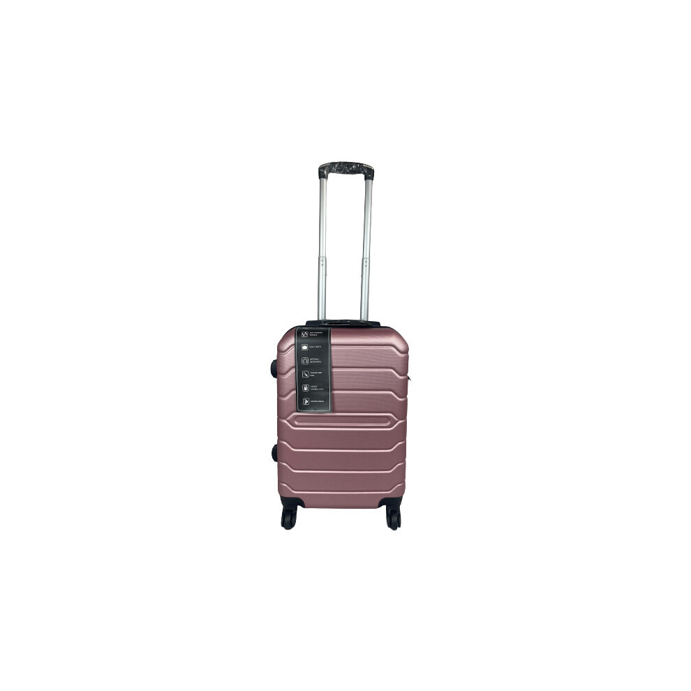 (R.Gold, Small) Hampton & Stewart Suitcase Hardshell Lugguage