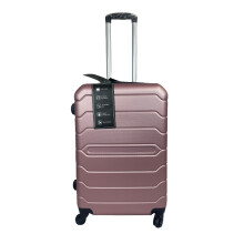 (R.Gold, Medium) Hampton & Stewart Suitcase Hardshell Lugguage