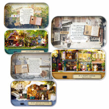 Cuteroom Old Times Trilogy DIY Box Theatre Doll House With Furniture Toys