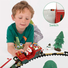 Christmas Electric Rail Car Small Train Children's Electric Educational Car Toys