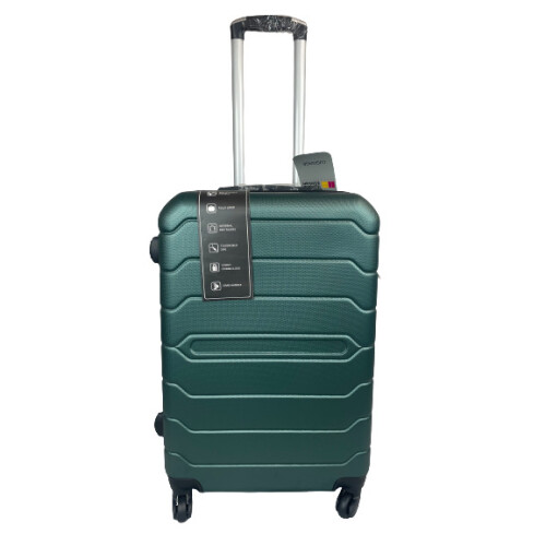 (D.Green, Medium) Hampton & Stewart Suitcase Hardshell Lugguage