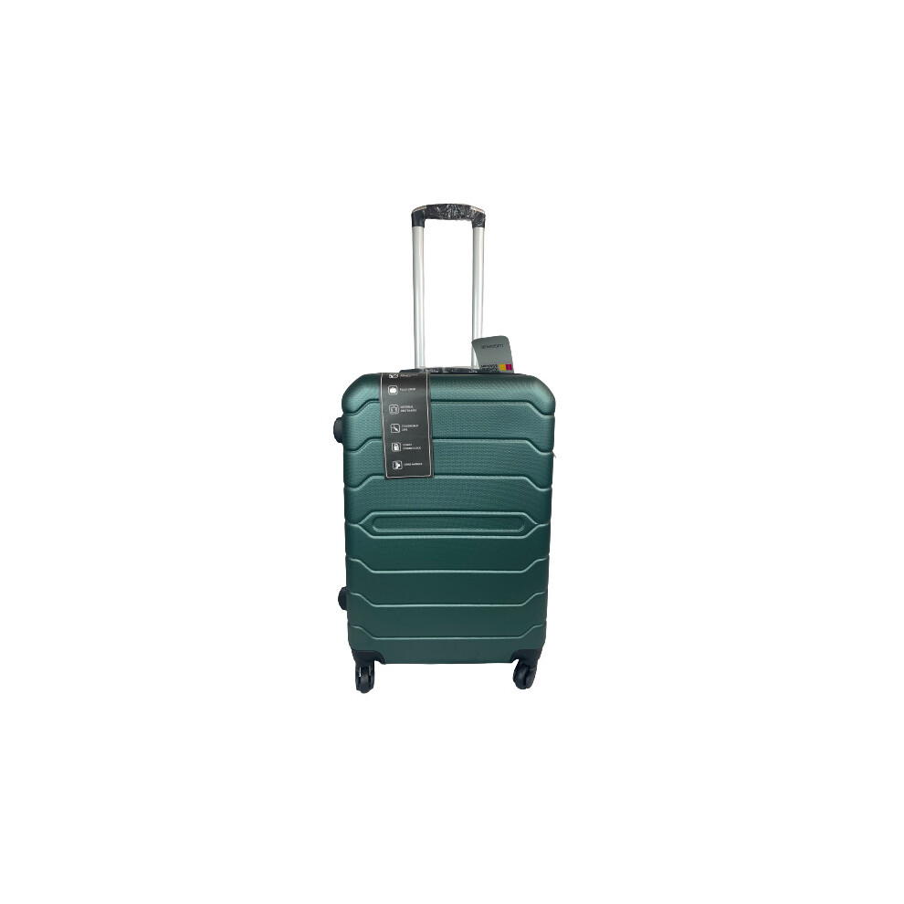 (D.Green, Medium) Hampton & Stewart Suitcase Hardshell Lugguage