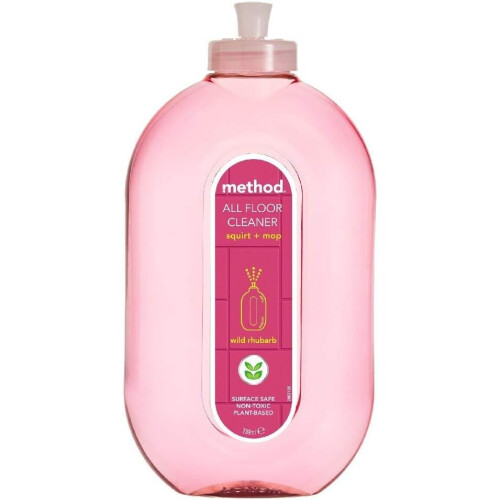 Method Method Floor Cleaner, Wild Rhubarb, 739 ml