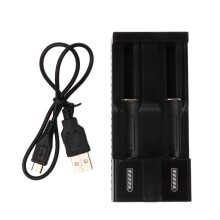 Li-ion 18650 14500  Usb  Charger 2 Slots For   Batteries