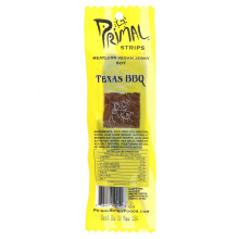 Primal Vegan Jerky Soy - Texas BBQ Jerky 28g ( pack of 24 )
