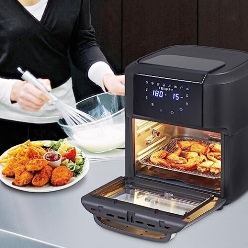 Trufry 12l 8 In 1 Digital Air Fryer Oven With Air Fry, Roast, Broil 