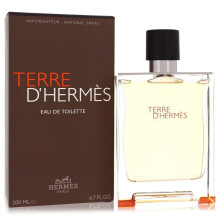 Hermès Terre d'Hermès Eau de Toilette Vaporisateur 200 ml - Parfum Masculin Énergique et Épicé