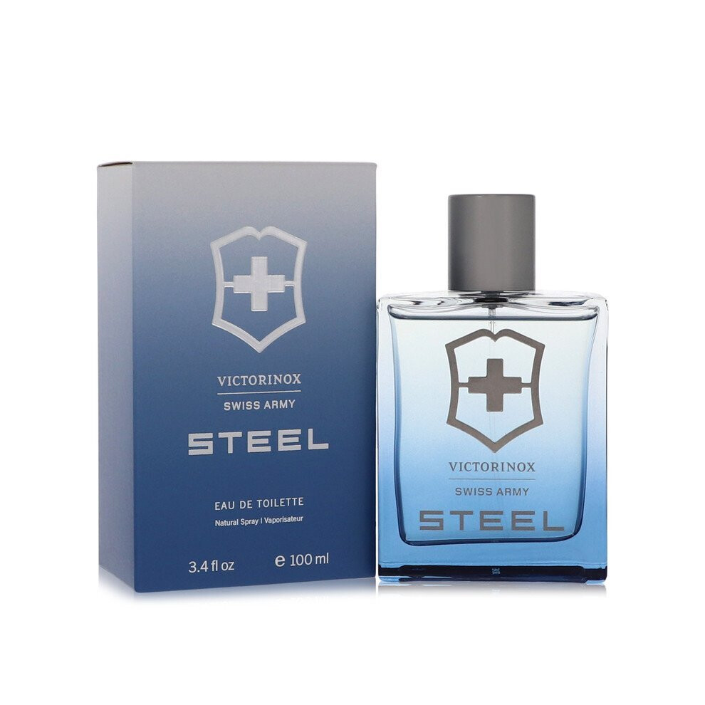 Swiss Army Steel by Swiss Army Eau De Toilette Spray 3.4 oz