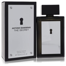 Antonio Banderas The Secret 100ml Eau De Toilette - Oriental Spicy Fragrance with Mint, Grapefruit, Cinnamon, Leather Notes