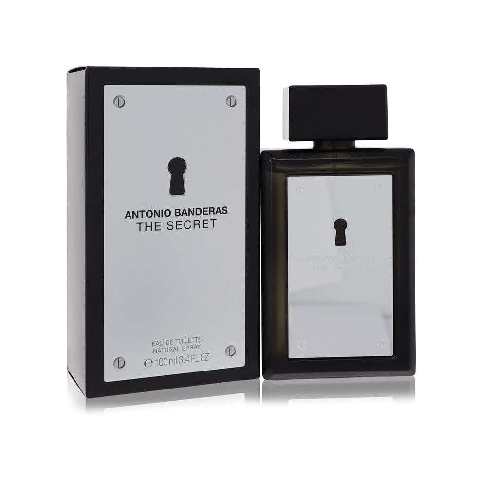 Antonio Banderas The Secret 100Ml Eau De Toilette - Oriental Spicy Fragrance With Mint, Grapefruit, Cinnamon, Leather Notes
