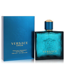 Versace Eros Deodorant Spray for Men 3.4 oz – V728-536341, Long-Lasting Woody-Oriental Fragrance