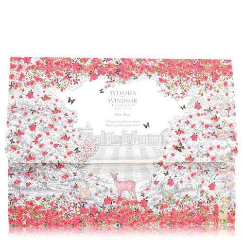 True Rose by Woods of Windsor 5 αρωματισμένες σερβιέτες συρταριών -- για γυναίκες