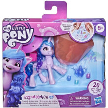 My Little Pony: A New Generation Aventura Cristal Izzy Moonbow - Juguete de Pony Morado de 3 Pulgadas