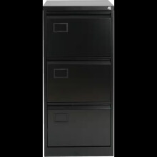 Bisley Filing Cabinet with 3 Lockable Drawers AOC3 Black