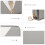 (Grey) Mixed Colour Women's Leather Look Clutch Purse 6