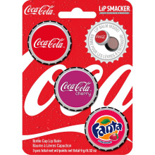 Lip Smacker Coca Cola Bottle Cap Trio Lip Balm