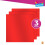 SOL 3 Red Plastic Table Covers Square Tablecloth Disposable Wipe Clean Party Cloth 2
