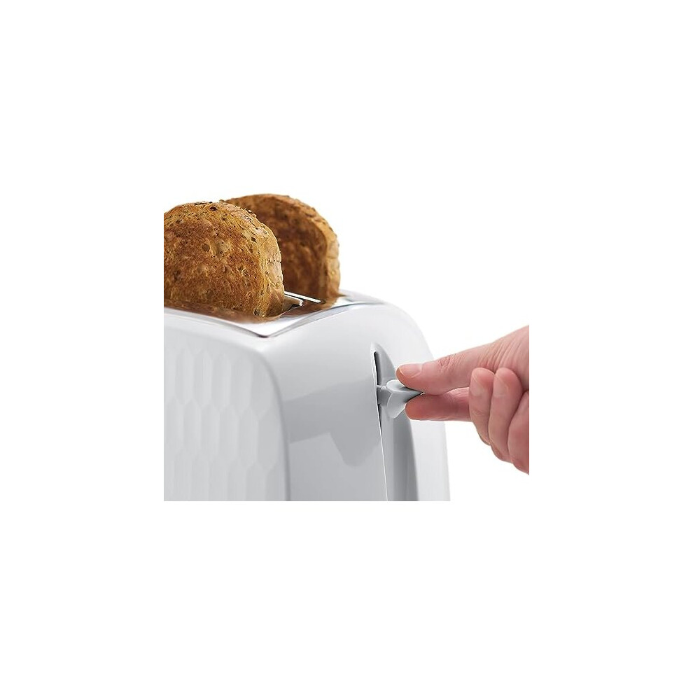 russell-hobbs-26060-2-slice-toaster---contemporary-honeycomb-design-with-extra-wide-slots-and-high-lift-feature--white