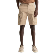 (Khaki, W32) GANT Mens Shorts Twill Cargo Combat Shorts Golf Half Pants