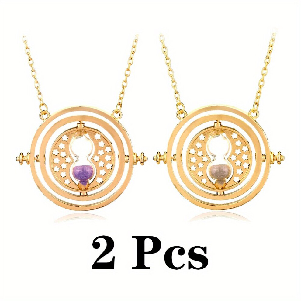 1pc Time Converter Necklace Creative Cartoon Horcrux Hourglass Pendant European And American Movies Peripheral Metal Pendant Jewelry-image-OPC-PC25R6J-NEW