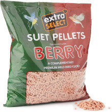 Extra Select High Energy Berry Suet Pellets Refill Wild Bird Treat, 3 kg