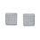 1Pair Mens Retro Rhinestone Square Pendientes Stud 6