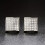 1Pair Mens Retro Rhinestone Square Pendientes Stud 7