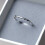 Delicate Silver Rhinestone Star Ring Ring For Boyfriend 1