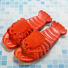 ( 42-43) Lobster Flip Floops Funny Sandals Lobster Slippers Unisex Shoes Pool Beach Party