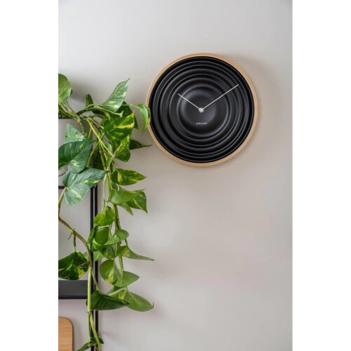 Karlsson Karlsson Scandi Wall Clock - Matt Black 2