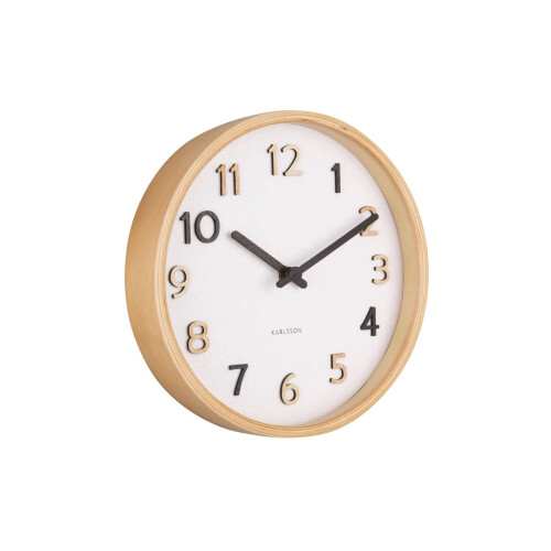 Karlsson Karlsson Wall Clock Pure Wood Grain Small - MultiColour 1
