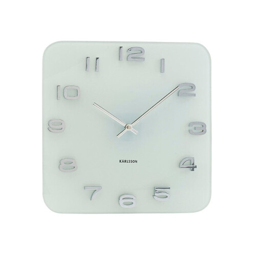 Karlsson Karlsson Wall Clock Vintage Square - White