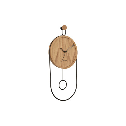 Karlsson Karlsson Swing Pendulum Wall Clock - Light Wood 1