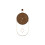 Karlsson Karlsson Swing Pendulum Wall Clock - Dark Wood 1