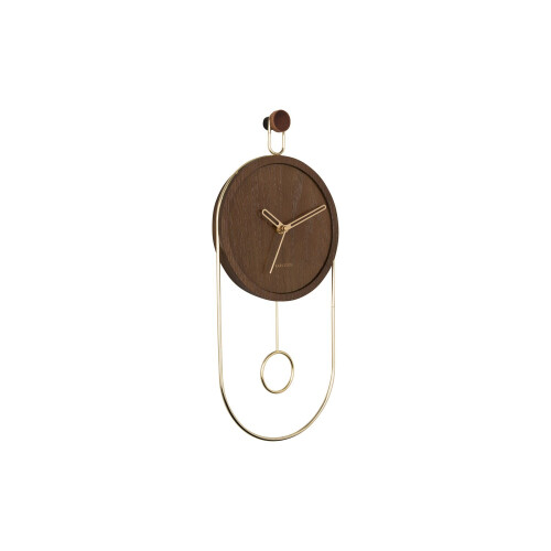 Karlsson Karlsson Swing Pendulum Wall Clock - Dark Wood 1