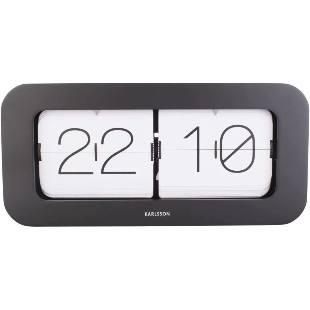 Karlsson \MATIZ BAMBOO\" wall / table clock - Black