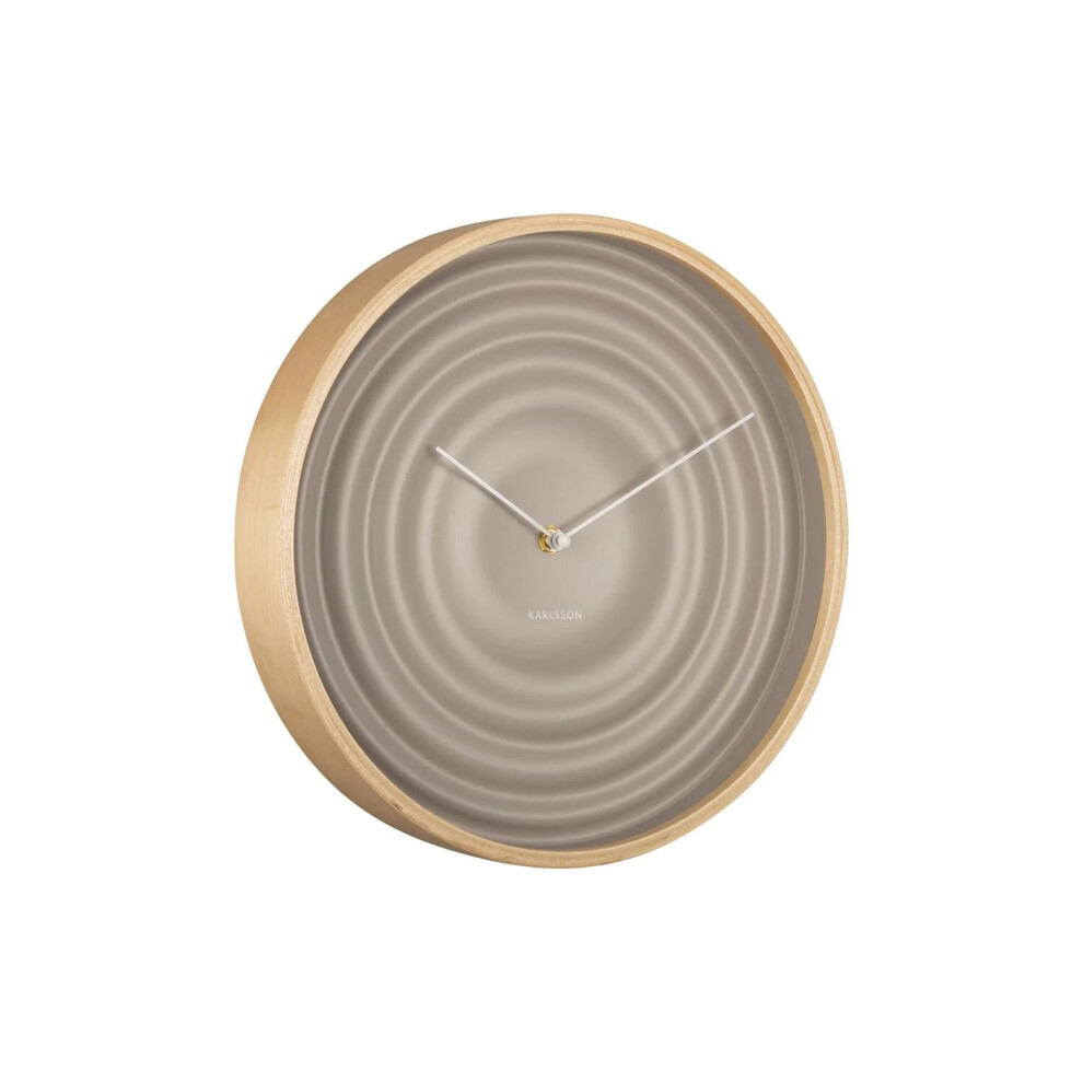 Karlsson Scandi Wall Clock - Warm Grey