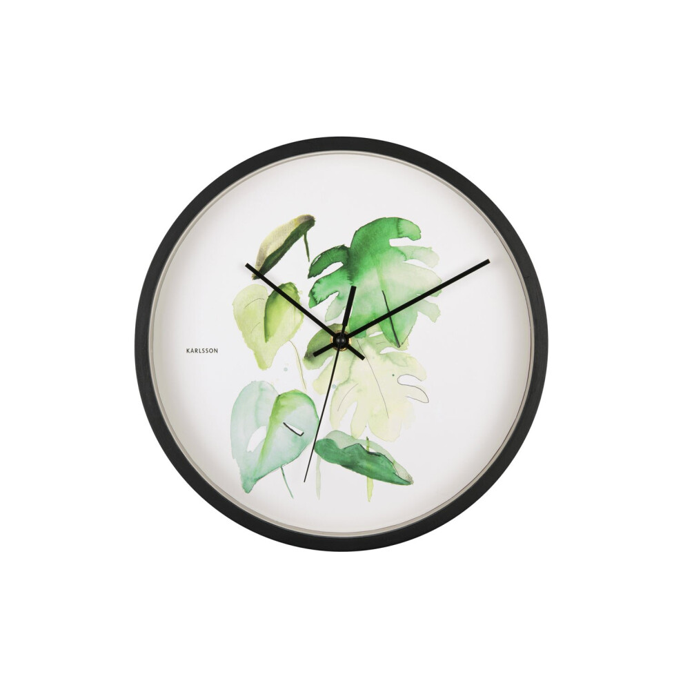 Karlsson Botanical Monstera Wall Clock