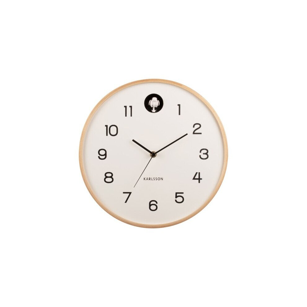 Karlsson Natural Cuckoo wall - White