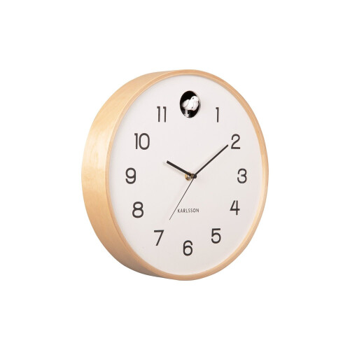 Karlsson Karlsson Natural Cuckoo wall - White 1