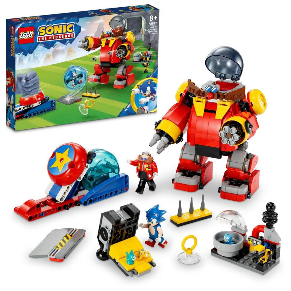 LEGO Sonic the Hedgehog Sonic vs. Dr. Eggman's Death Egg Robot 76993 