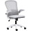 (White) High Quality Mesh Back Special Ergonomic Office Chair With Folding Armrests 2