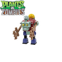 (Gargantuar mecha) Giant Pirate Vs Egyptian Figures Crazy Dave Roadblock Model