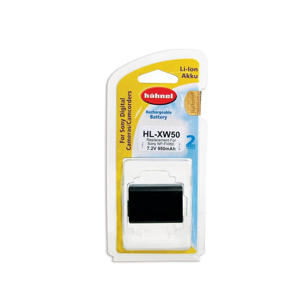 Hahnel Np-Fw50 950Mah 7.2V Hl-Xw50 Battery For Sony Digital Camera 5099113301772