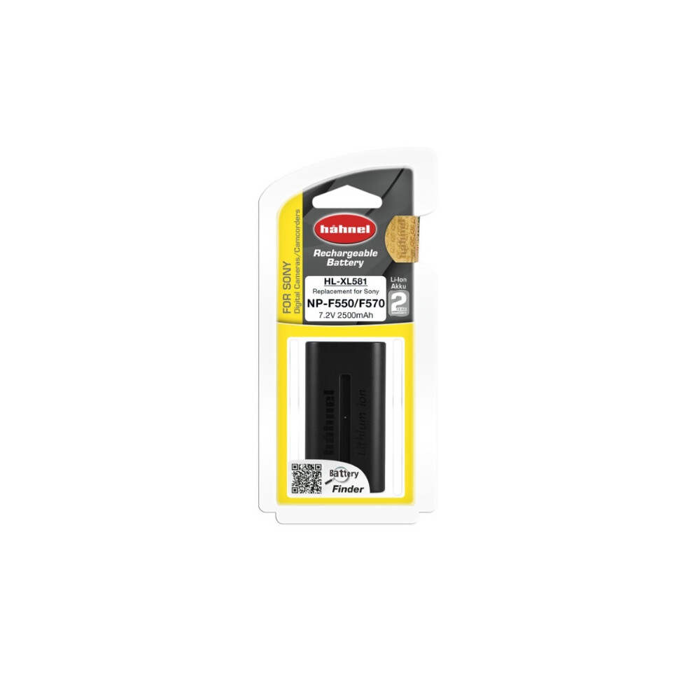 Hahnel Np-F530/F550/F570 2500Mah 7.2V Hl-Xl581 Battery For Sony Digital Camera 5099113001733